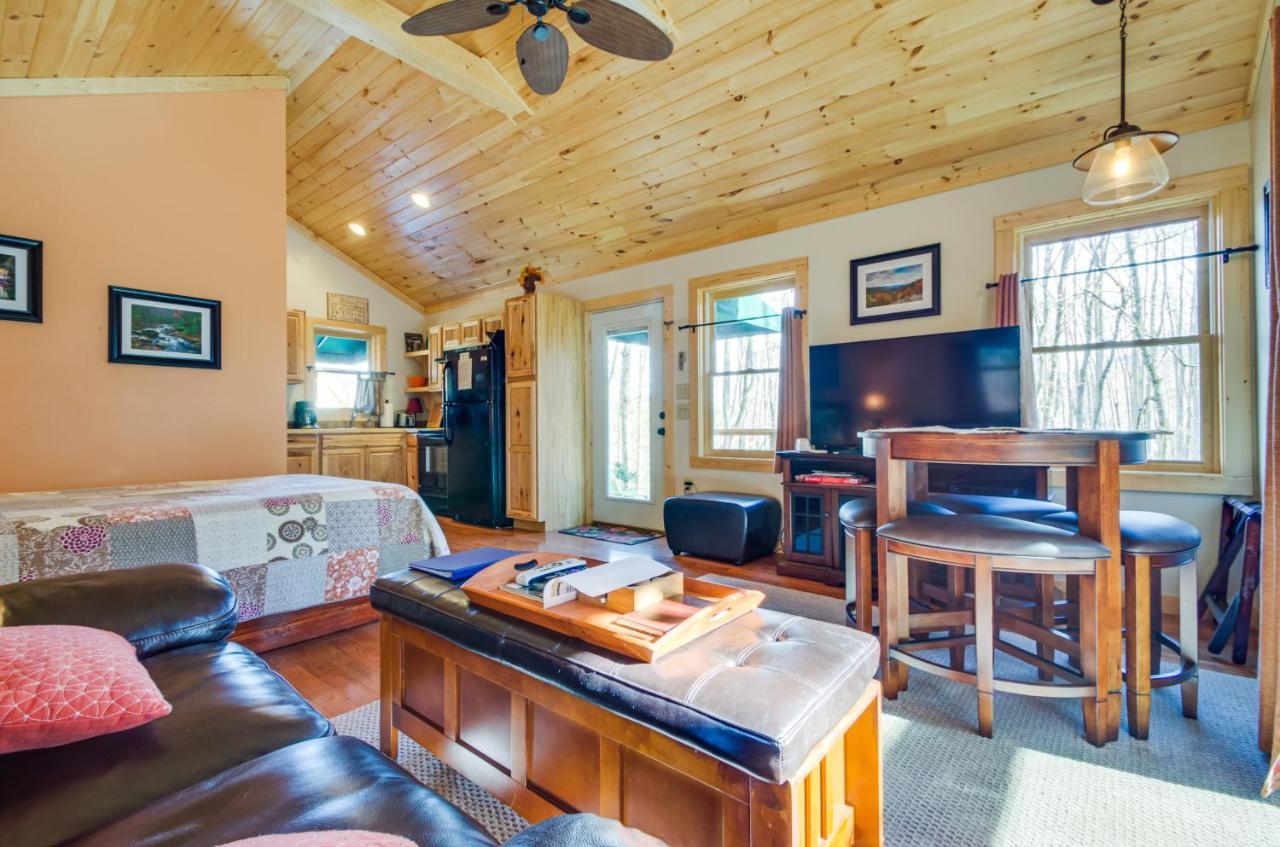 Superb Bryson City Studio Cabin With Hot Tub And Patio! Exterior photo